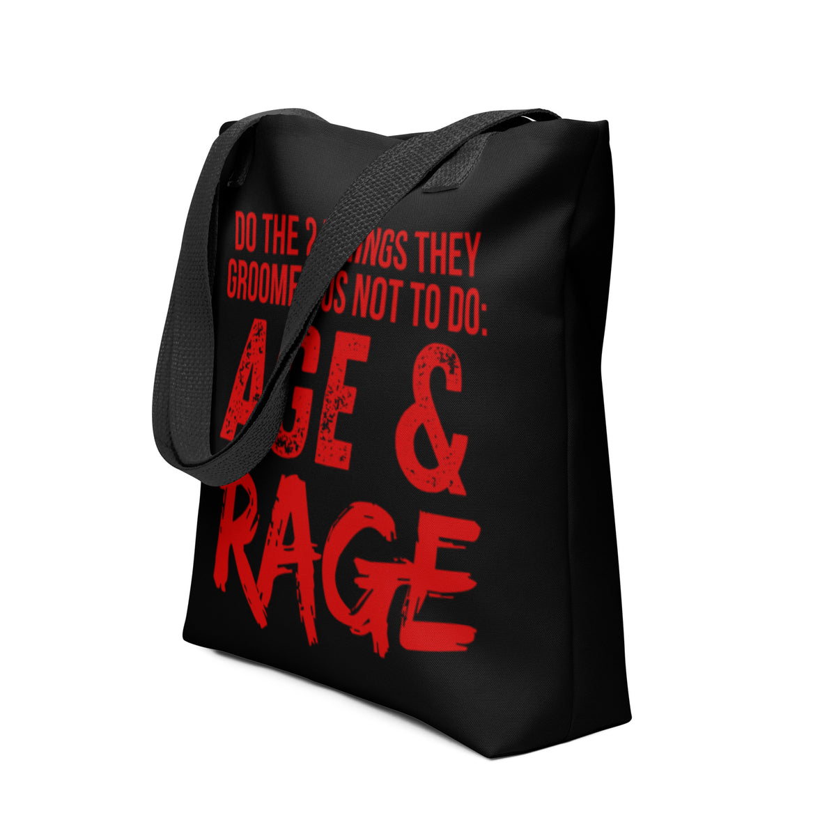 Age & Rage Feminist Tote Bag | Empowerment Statement Tote - Spinsterly Co