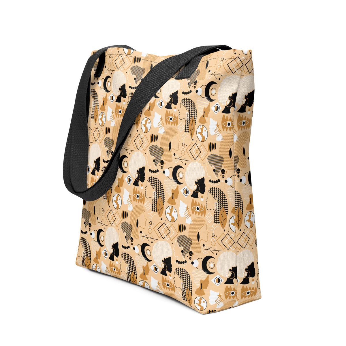 Black Women Mystic Collage Tote Bag | Afrofuturist All-Over Print Tote - Spinsterly Co