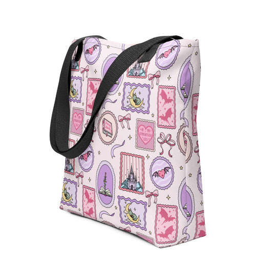 My Morally Grey Era Tote Bag | Dragon Castle Stamp Bookish Bag - Spinsterly Co