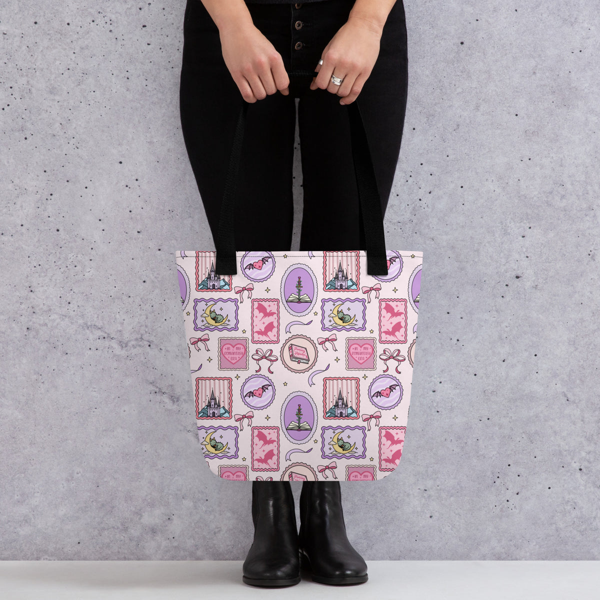 My Morally Grey Era Tote Bag | Dragon Castle Stamp Bookish Bag - Spinsterly Co