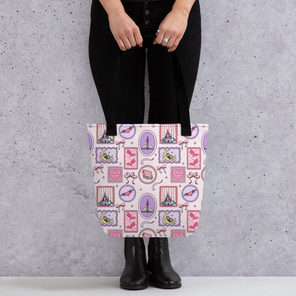 My Morally Grey Era Tote Bag | Dragon Castle Stamp Bookish Bag - Spinsterly Co