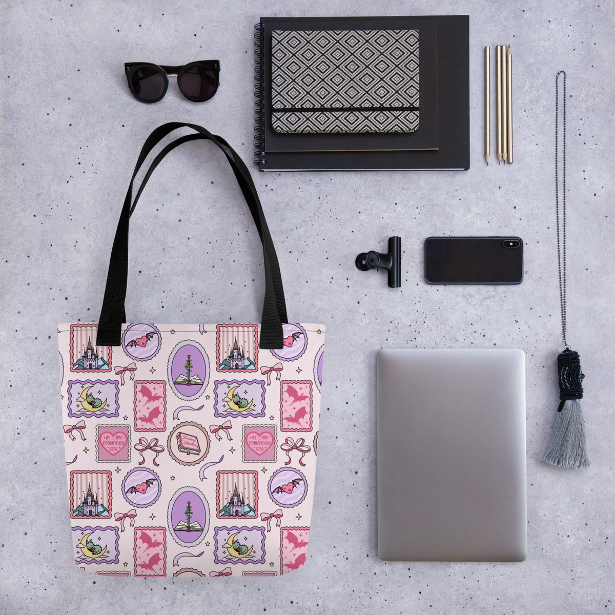 My Morally Grey Era Tote Bag | Dragon Castle Stamp Bookish Bag - Spinsterly Co