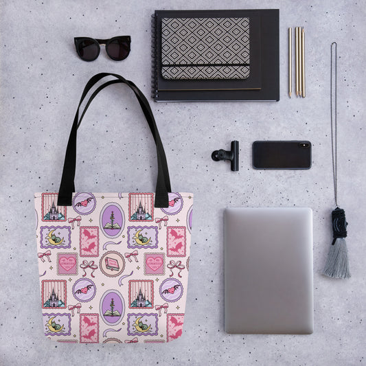 My Morally Grey Era Tote Bag | Dragon Castle Stamp Bookish Bag - Spinsterly Co