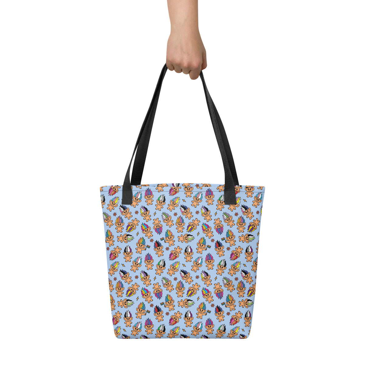 Pride Troll Dolls Tote Bag | LGBTQIA+ All-Over Print Tote - Spinsterly Co