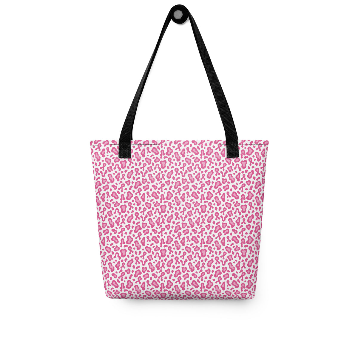 Pink Leopard Print Tote Bag | Breast Cancer Awareness Month - Spinsterly Co