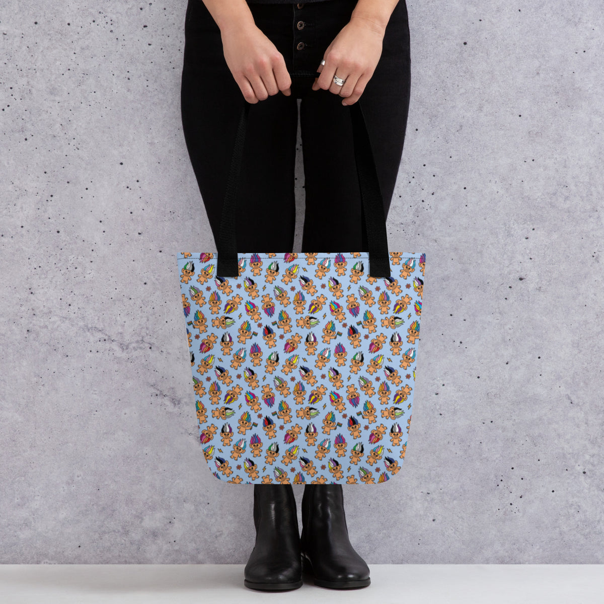 Pride Troll Dolls Tote Bag | LGBTQIA+ All-Over Print Tote - Spinsterly Co