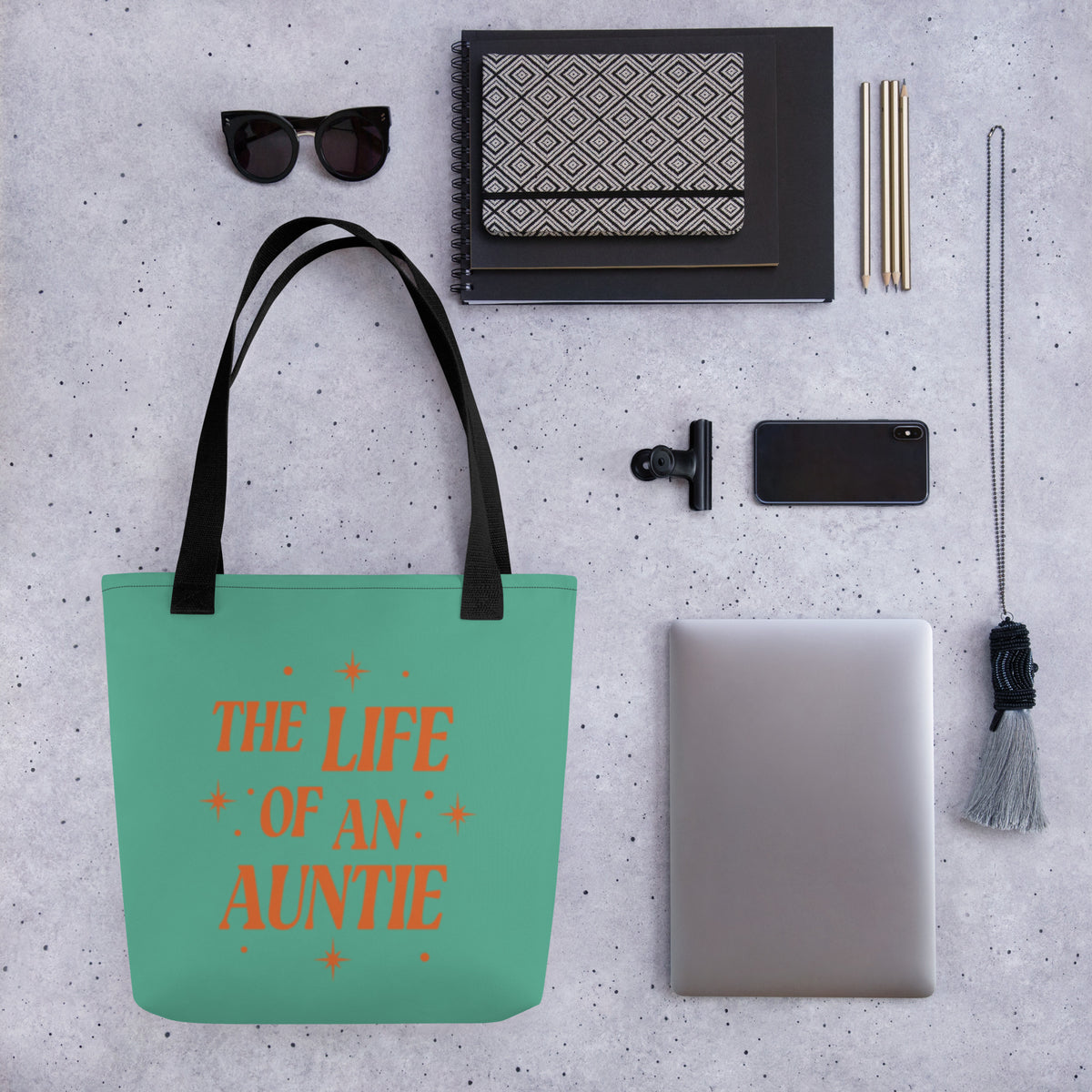 The Life of an Auntie Tote Bag | Aunt Gift Tote - Spinsterly Co