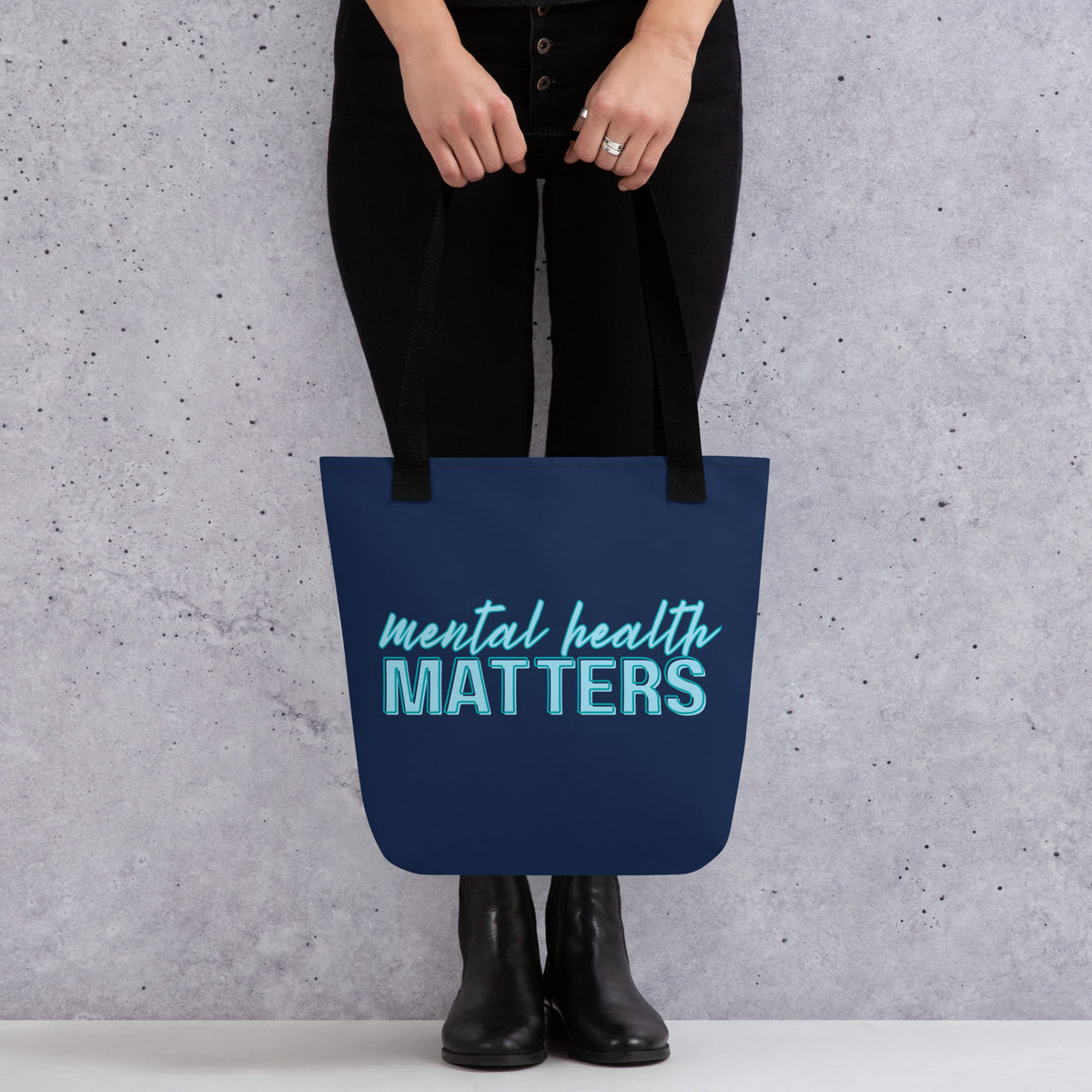 Mental Health Matters Tote Bag | Mental Health Awareness Tote - Spinsterly Co