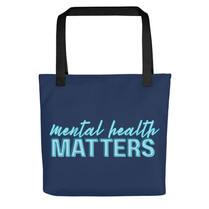 Mental Health Matters Tote Bag | Mental Health Awareness Tote - Spinsterly Co