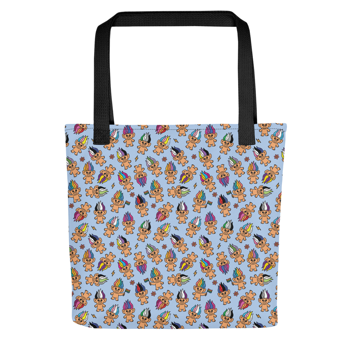 Pride Troll Dolls Tote Bag | LGBTQIA+ All-Over Print Tote - Spinsterly Co