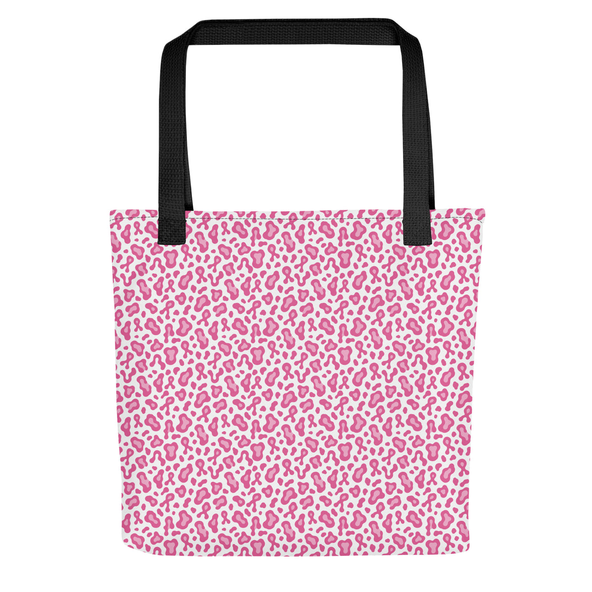 Pink Leopard Print Tote Bag | Breast Cancer Awareness Month - Spinsterly Co