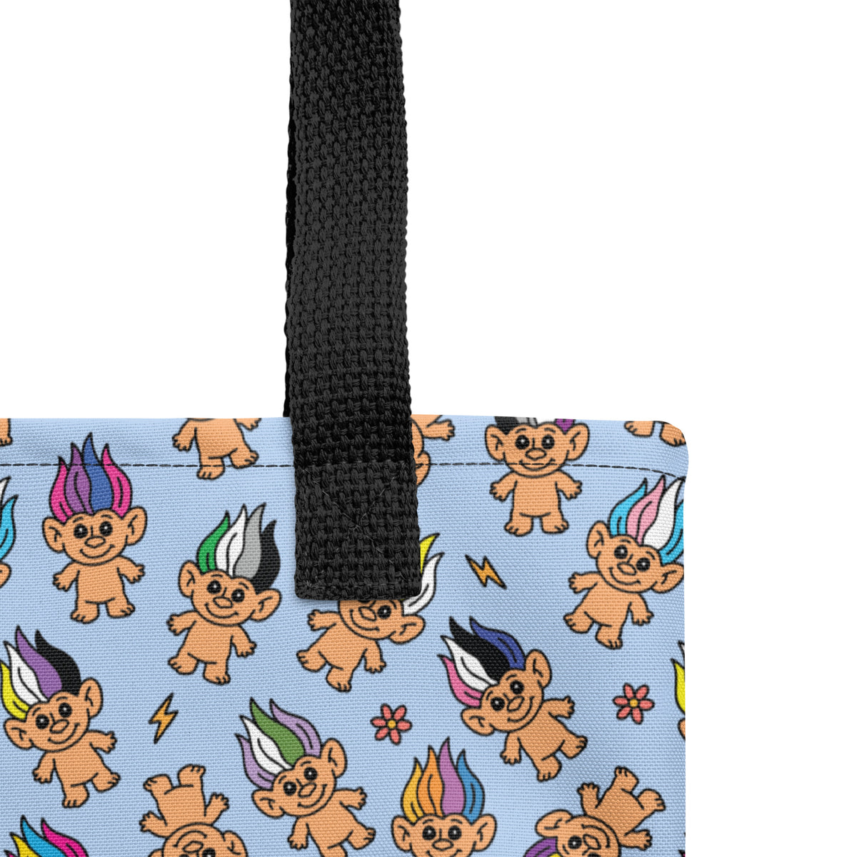 Pride Troll Dolls Tote Bag | LGBTQIA+ All-Over Print Tote - Spinsterly Co