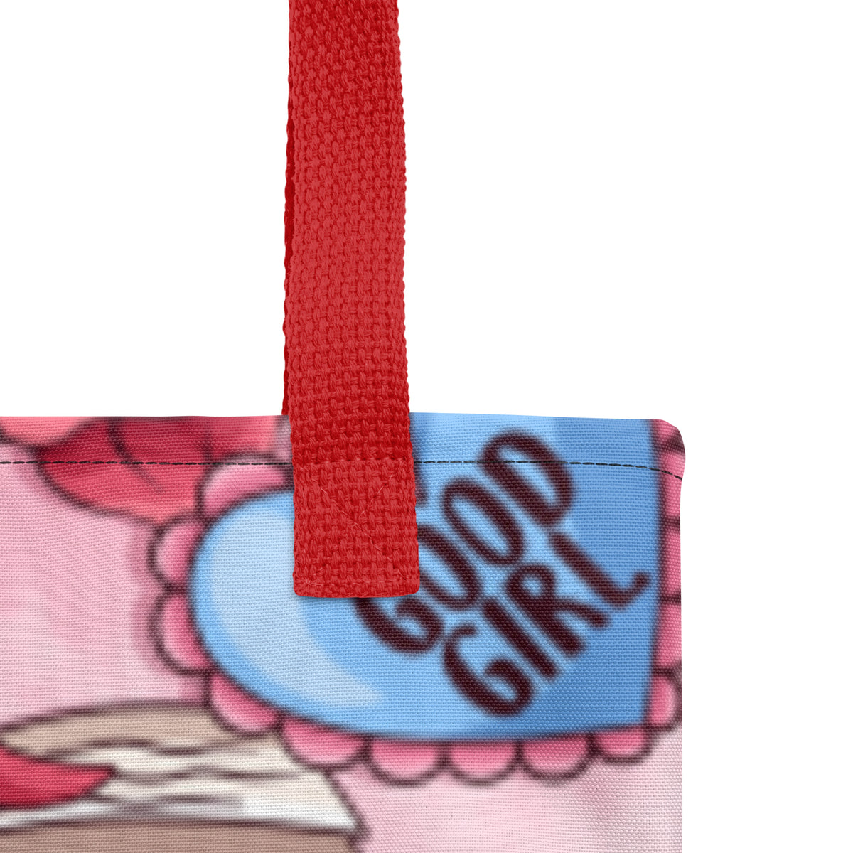 Spicy Book Club Tote Bag — Good Girl Bookish All-Over Print Bag - Spinsterly Co