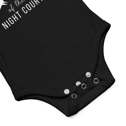 Future High Lady of the Night Court Baby Onesie — Romantasy Bookish Infant Gift - Spinsterly Co