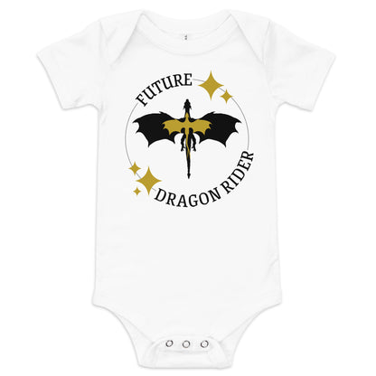 Future Dragon Rider Baby Onesie | Fantasy Bookish Infant Bodysuit | Spinsterly Co - Spinsterly Co