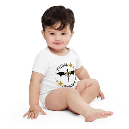 Future Dragon Rider Baby Onesie | Fantasy Bookish Infant Bodysuit | Spinsterly Co - Spinsterly Co