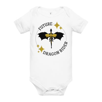 Future Dragon Rider Baby Onesie | Fantasy Bookish Infant Bodysuit | Spinsterly Co - Spinsterly Co