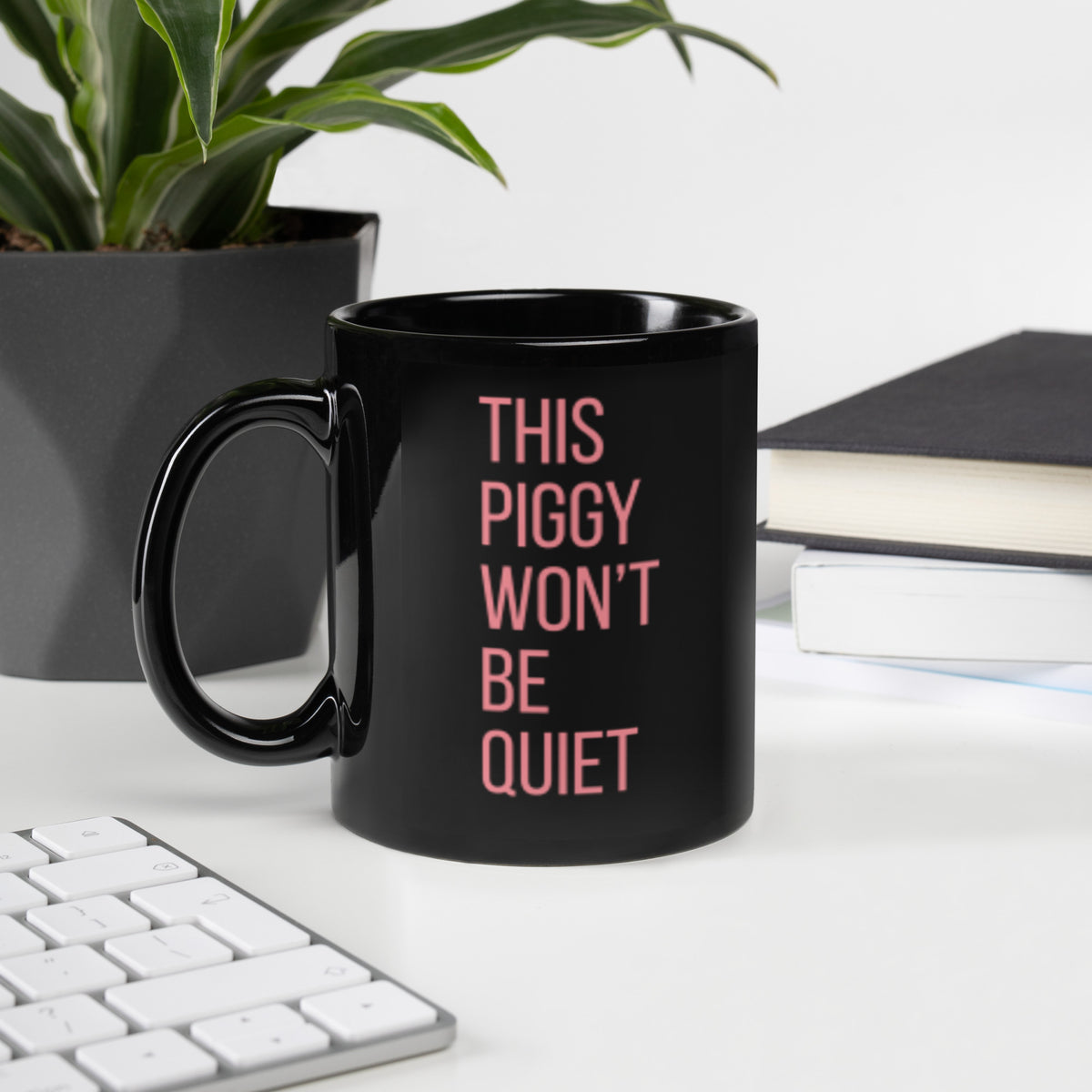 This Piggy Won't Be Quiet Statement Ceramic Mug | Loud and Proud Feminist Gift - Spinsterly Co