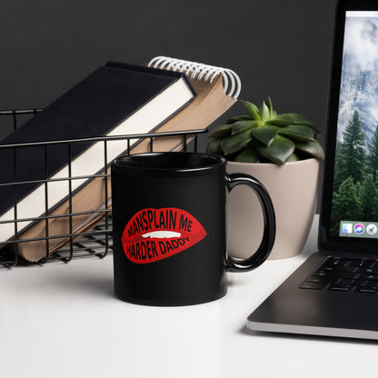 Mansplain Me Harder Daddy — Lip Bite Statement Mug | Sexy and Funny Feminist Gift - Spinsterly Co