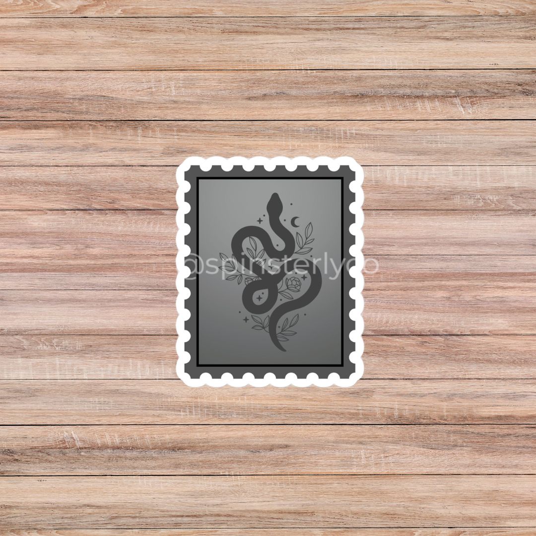 Watercolor Postage Stamp Sticker Pack | 12-Piece Musical Era Collection - Spinsterly Co