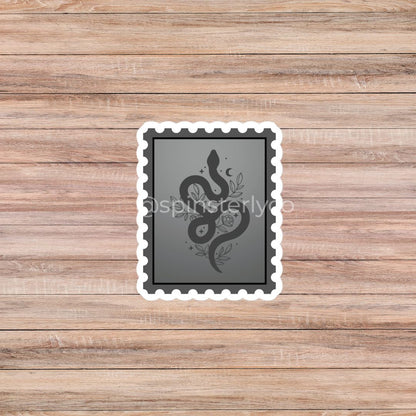 Watercolor Postage Stamp Sticker Pack | 12-Piece Musical Era Collection - Spinsterly Co
