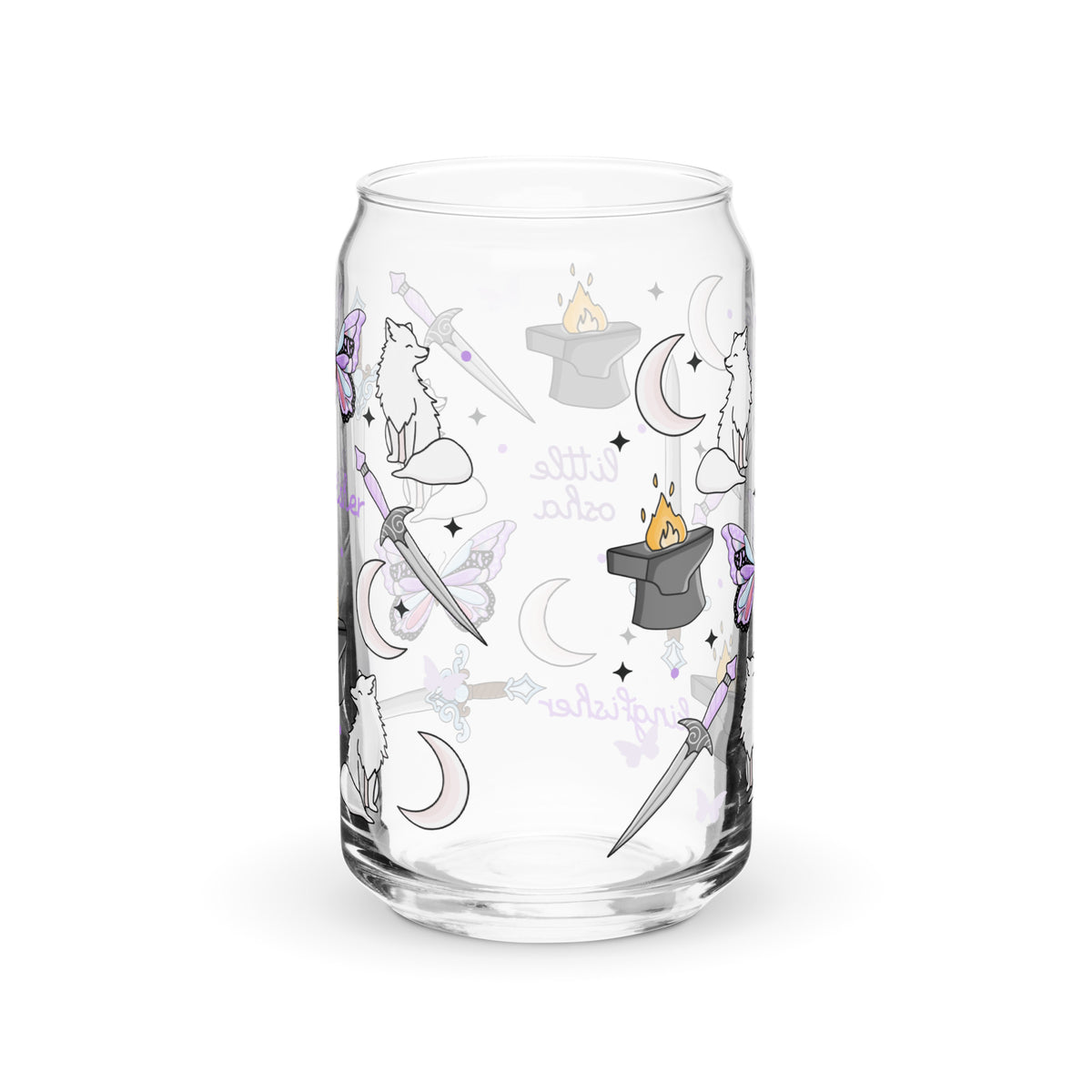 Dark Romantasy Bookish Glass Can Tumbler | Fantasy Reader Gift - Spinsterly Co
