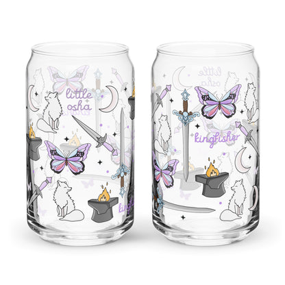 Dark Romantasy Bookish Glass Can Tumbler | Fantasy Reader Gift - Spinsterly Co