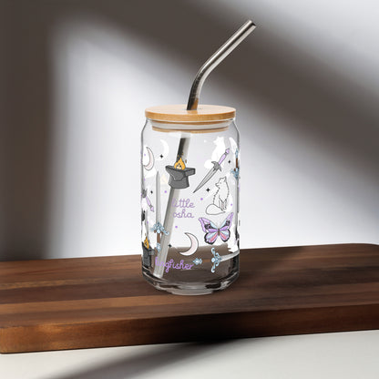 Dark Romantasy Bookish Glass Can Tumbler | Fantasy Reader Gift - Spinsterly Co