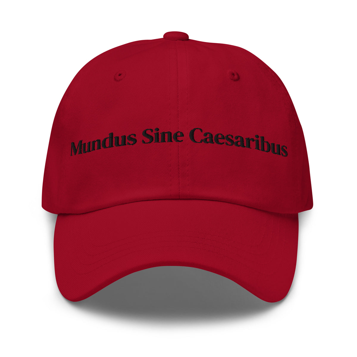 Mundus Sine Caesaribus Dad Hat | A World Without Caesars Embroidered Cap - Spinsterly Co