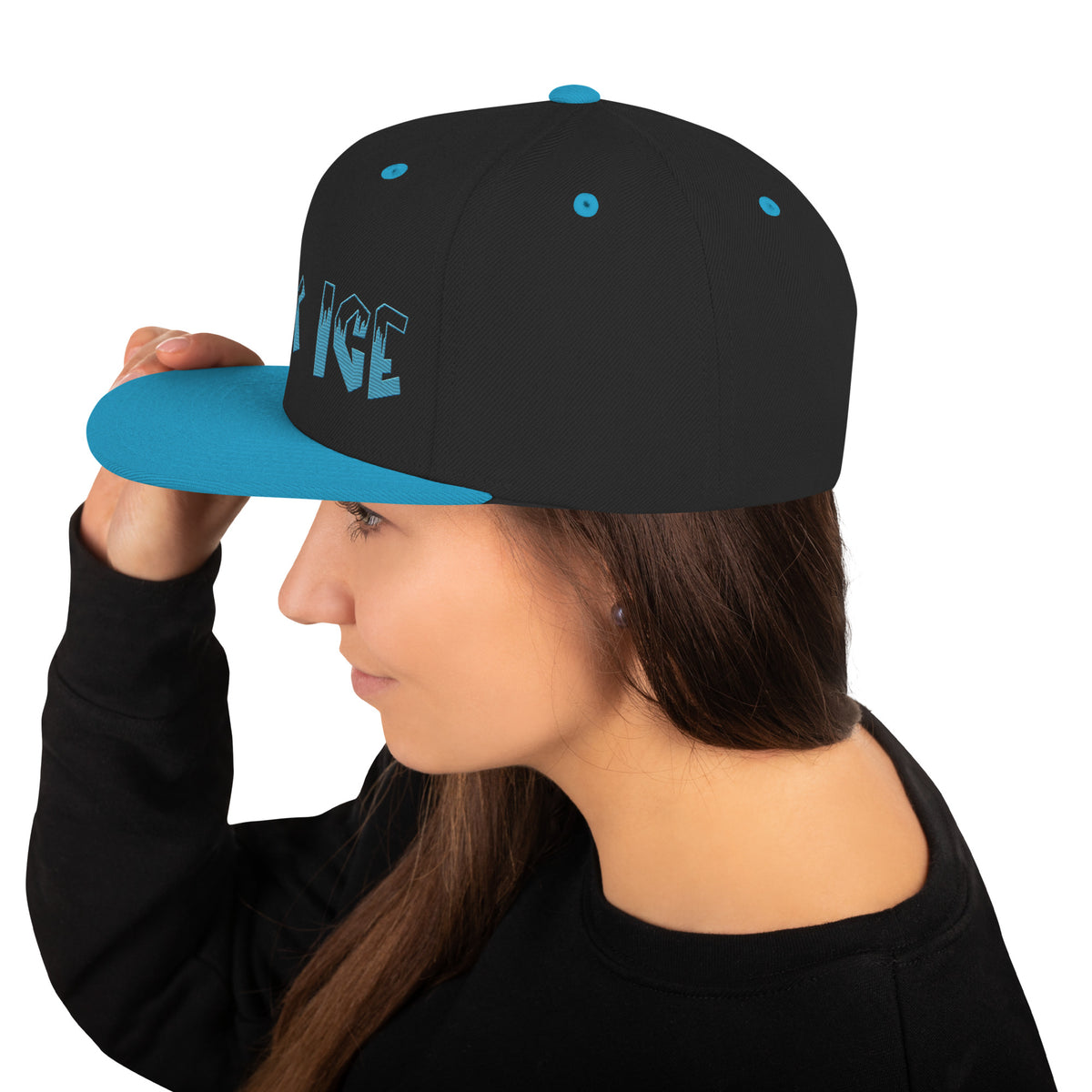 Fuck ICE Embroidered Snapback Hat | Anti-ICE Political Statement Cap - Spinsterly Co