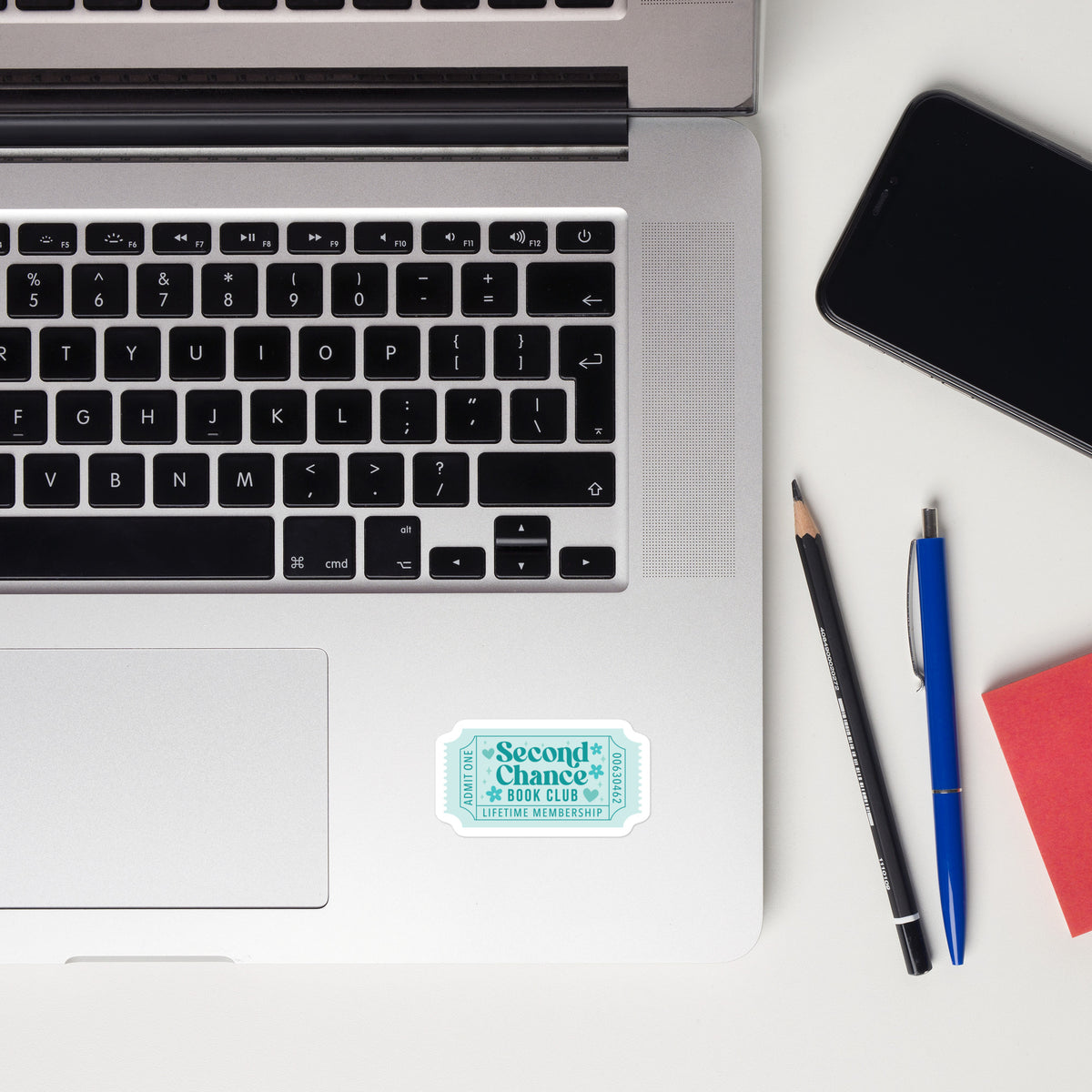 Romance Book Trope Stickers | Lifetime Member Book Club Ticket Sticker Pack - Spinsterly Co