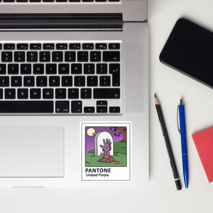 Bookish Pantone Color of the Year Stickers | Die-Cut Satin Sticker Set - Spinsterly Co