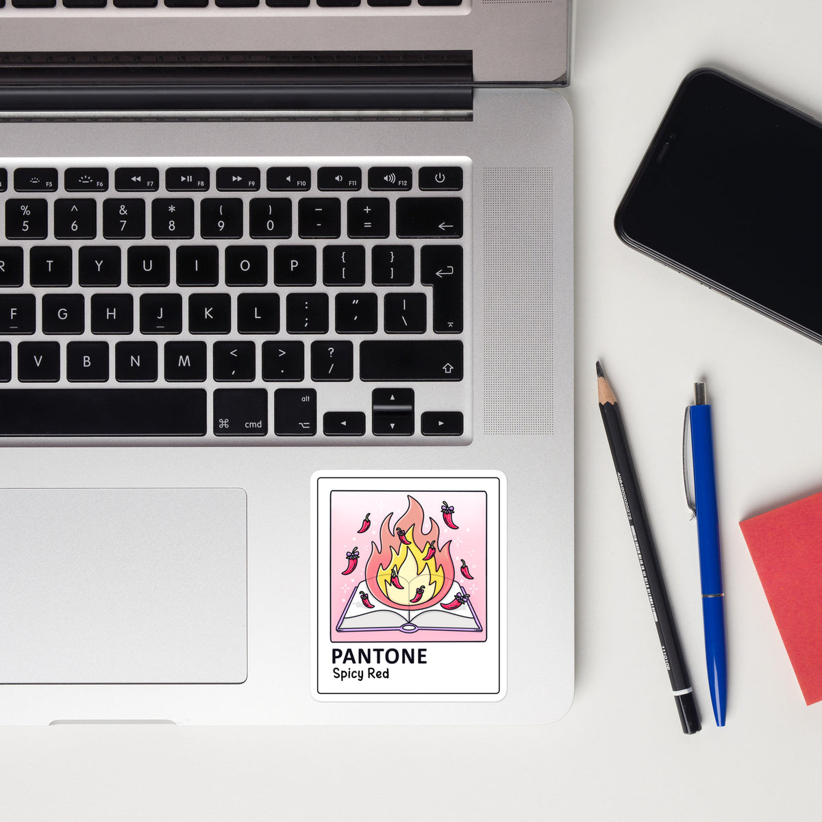 Bookish Pantone Color of the Year Stickers | Die-Cut Satin Sticker Set - Spinsterly Co