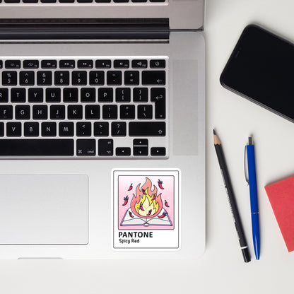Bookish Pantone Color of the Year Stickers | Die-Cut Satin Sticker Set - Spinsterly Co