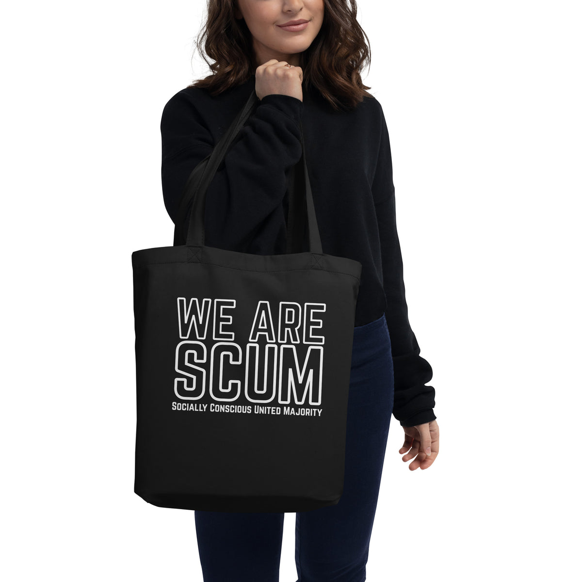 We Are SCUM Organic Cotton Tote Bag | Socially Conscious United Majority - Spinsterly Co