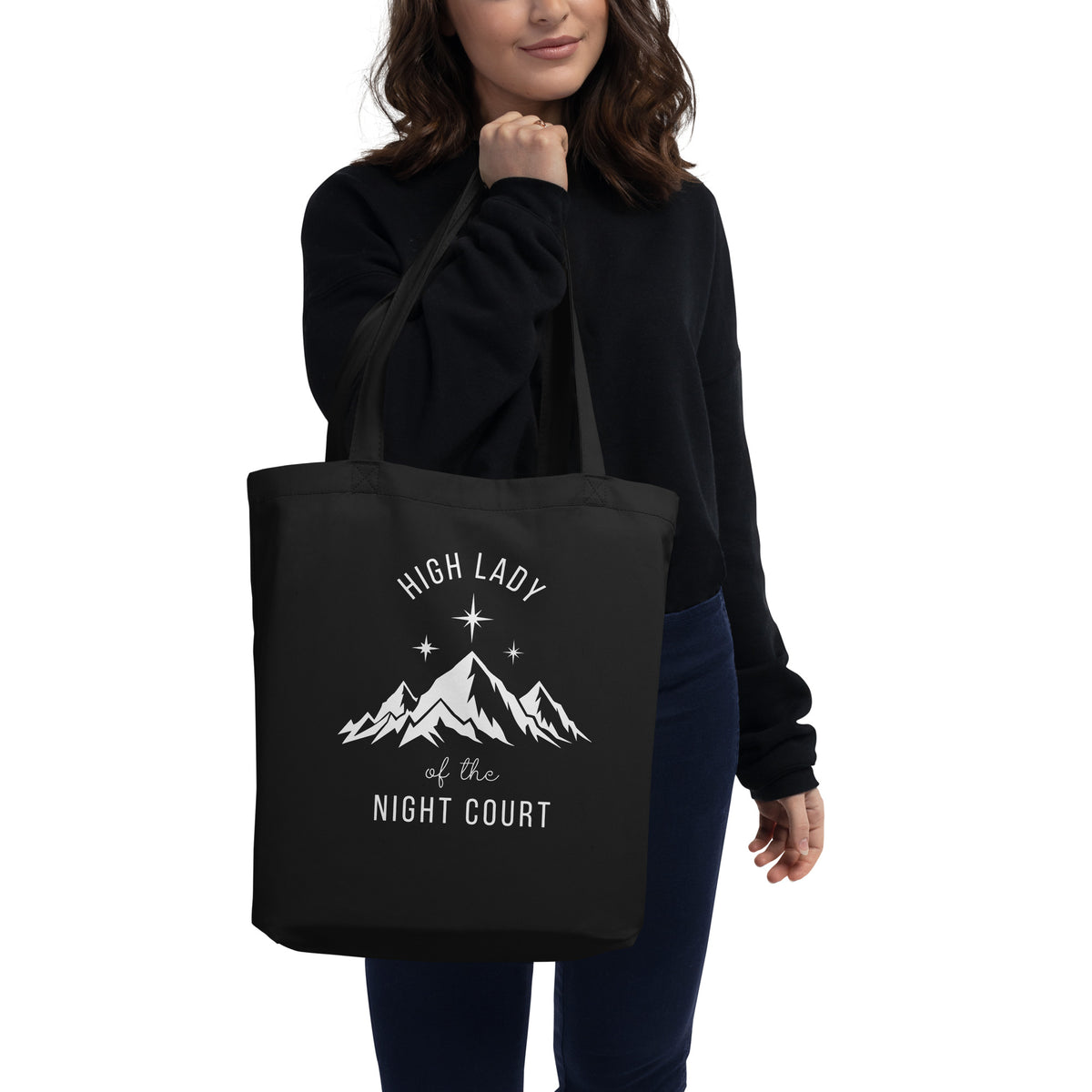 High Lady of the Night Court Eco Tote Bag | Organic Cotton Bookish Tote - Spinsterly Co