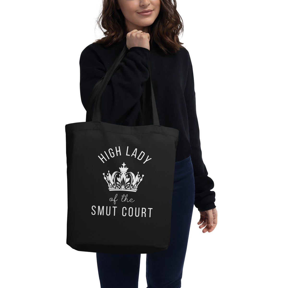 High Lady of the Smut Court Eco Tote Bag | Organic Cotton Bookish Tote - Spinsterly Co