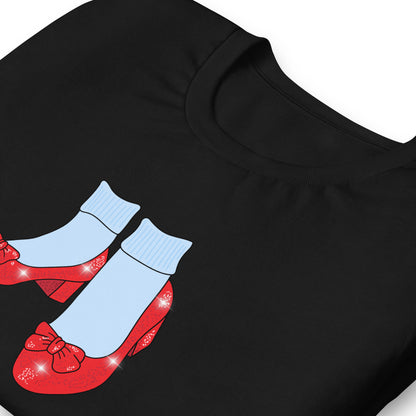 Friends of Dorothy T-Shirt | Ruby Slippers Pride Graphic Tee - Spinsterly Co