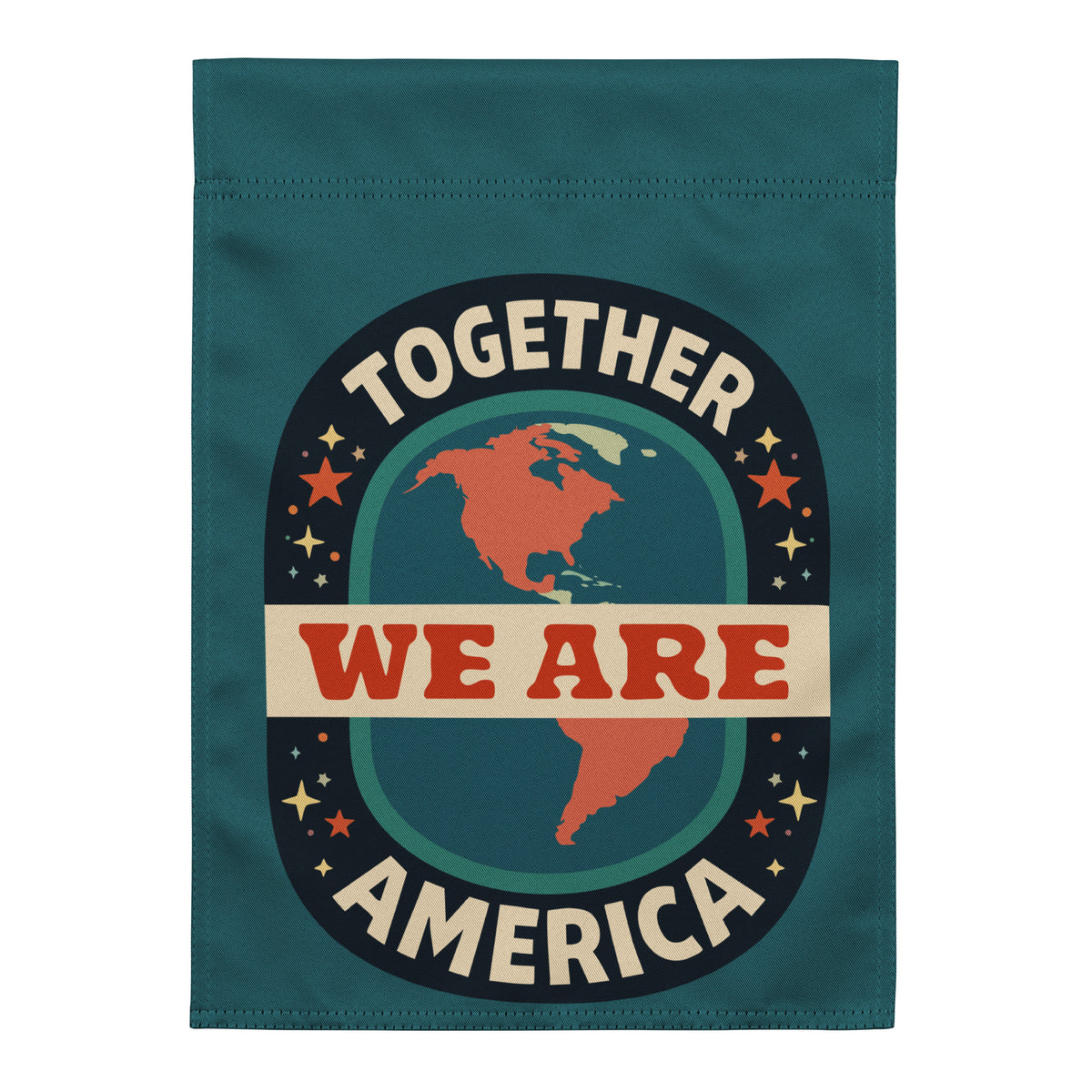 Together We Are America Garden Flag | Pro-Immigrant Unity Yard Sign - Spinsterly Co