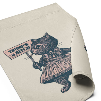 Victorian Protest Cat Garden Flag | Funny Anti-Trump Resistance Yard Sign - Spinsterly Co