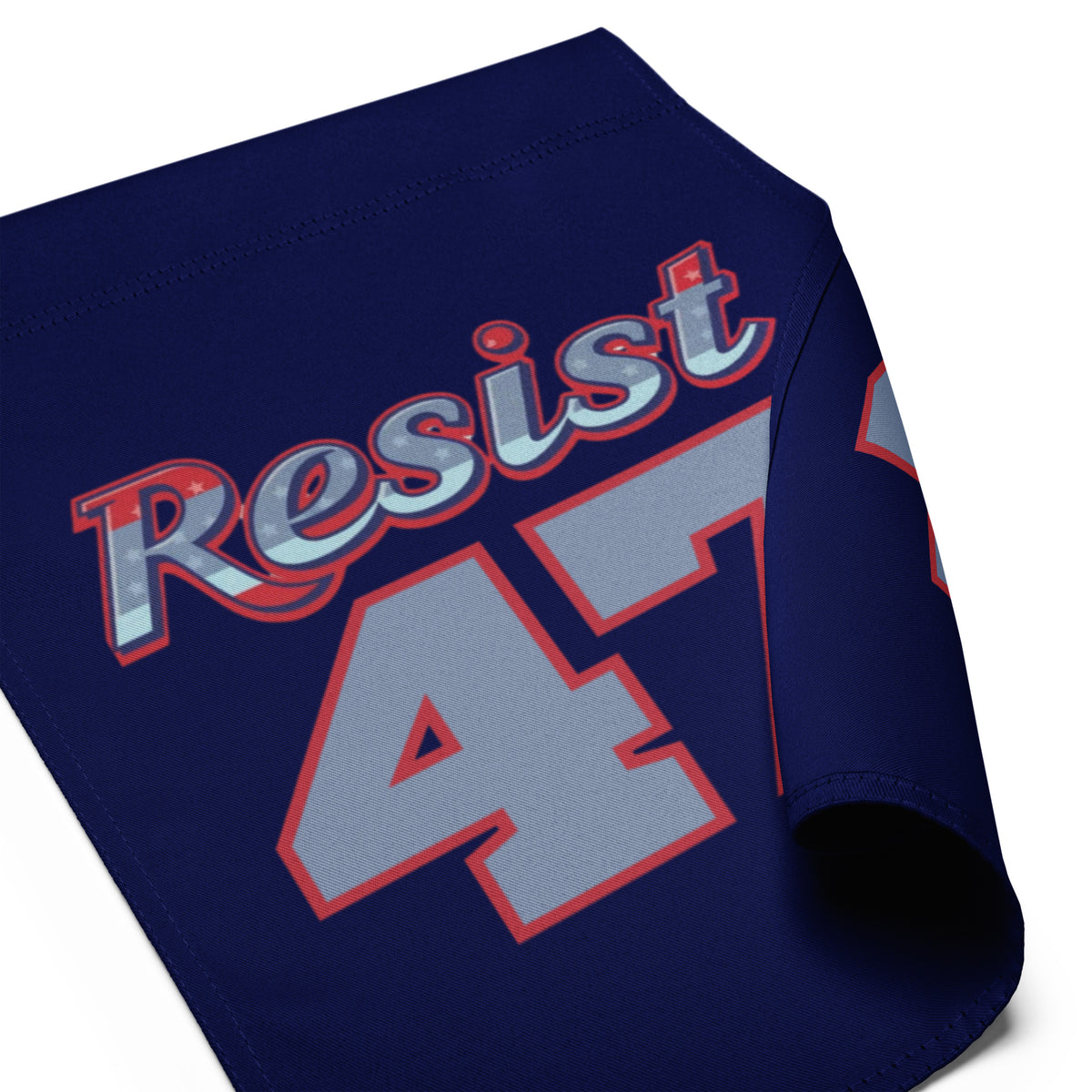 Resist 47 Varsity Jersey Political Garden Flag | Anti-Trump Resistance Yard Sign 12x17 - Spinsterly Co