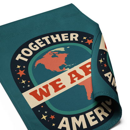 Together We Are America Garden Flag | Pro-Immigrant Unity Yard Sign - Spinsterly Co