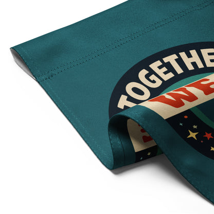 Together We Are America Garden Flag | Pro-Immigrant Unity Yard Sign - Spinsterly Co