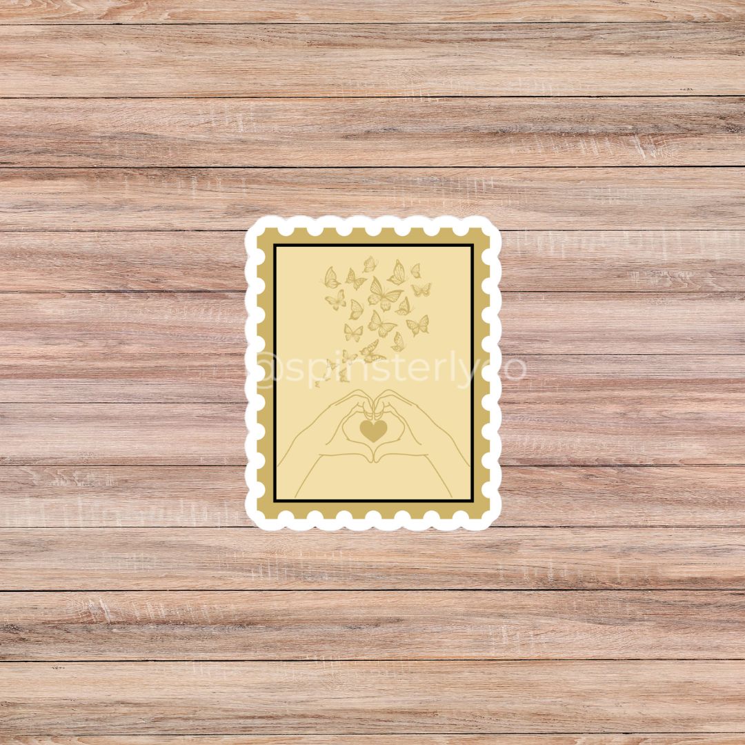 Watercolor Postage Stamp Sticker Pack | 12-Piece Musical Era Collection - Spinsterly Co