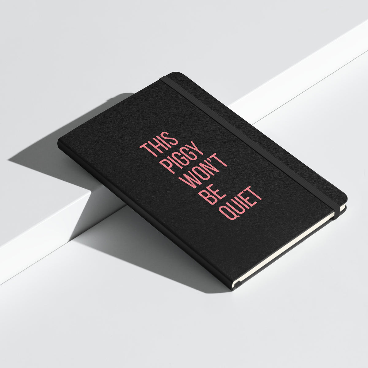This Piggy Won't Be Quiet Notebook | Feminist Hardcover Lined Journal - Spinsterly Co