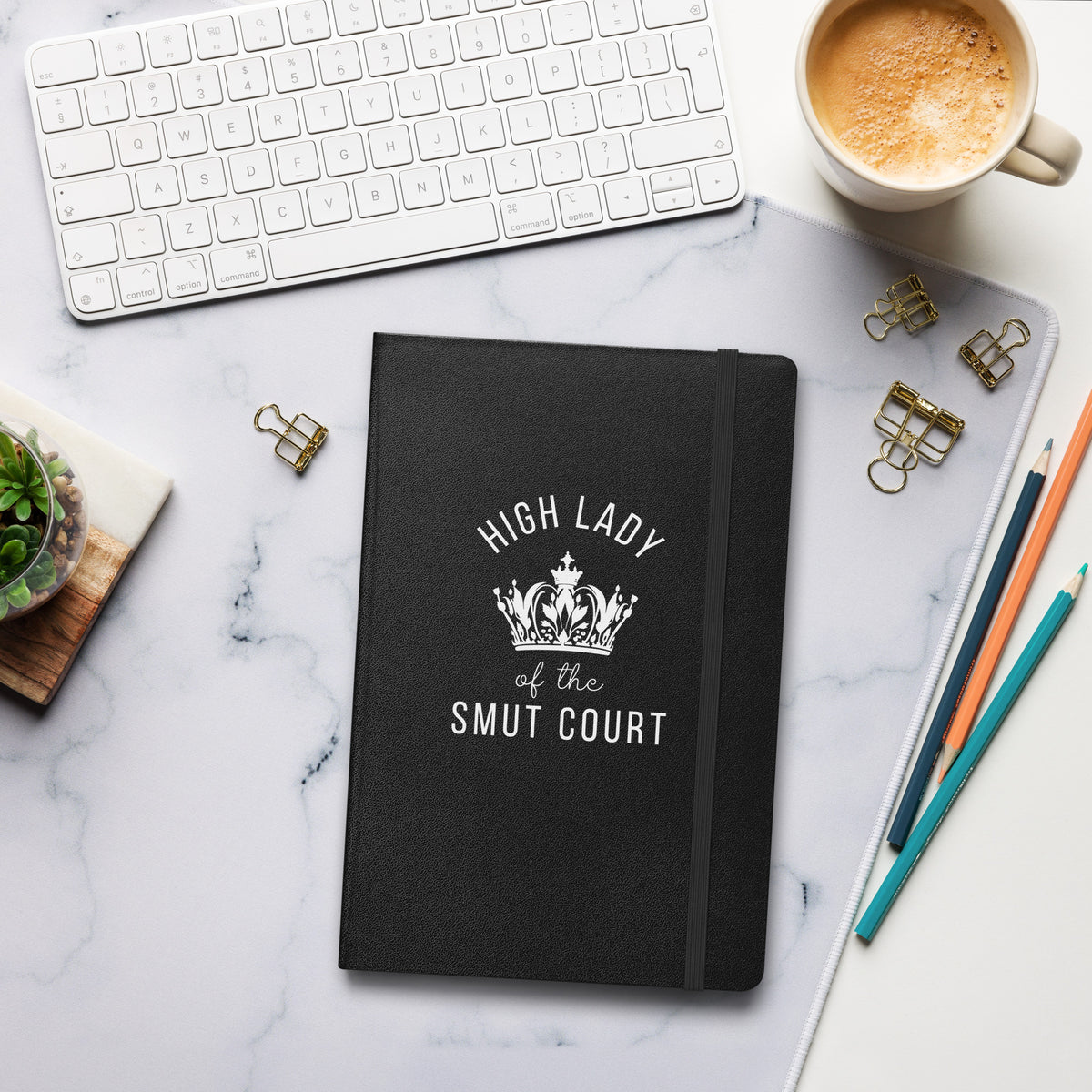 High Lady of the Smut Court Notebook | Bookish Hardcover Lined Journal - Spinsterly Co
