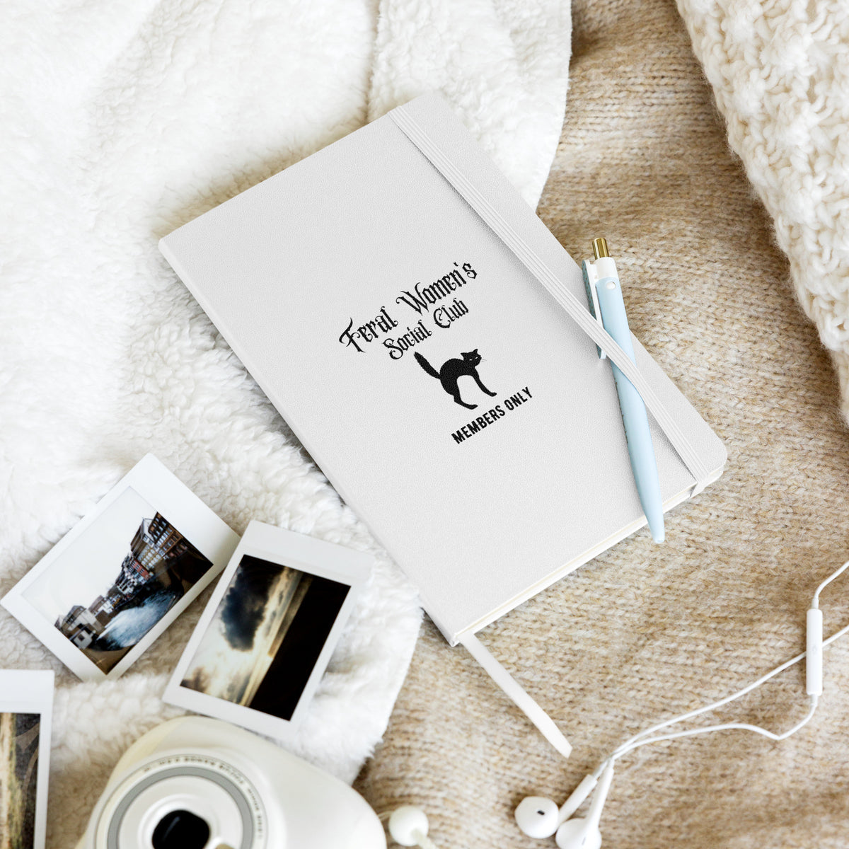 Feral Women's Social Club Journal | Members Only Hardcover Lined Notebook - Spinsterly Co