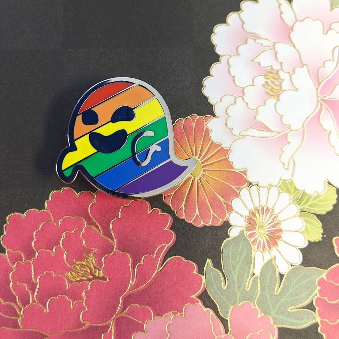 Gaysper & Friends Hard Enamel Pride Pins - Spinsterly Co