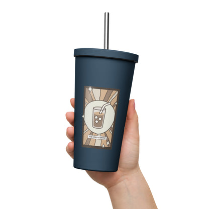 The Iced Coffee Tarot Card Tumbler | 20 oz Insulated Stainless Steel Tumbler - Spinsterly Co