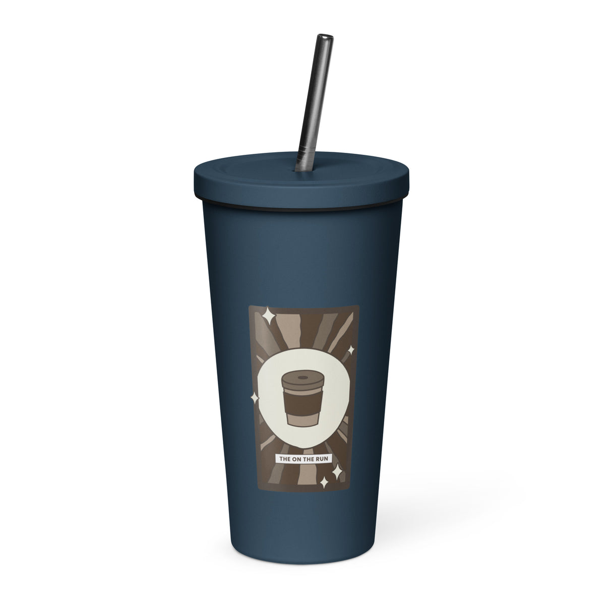 The On The Run Tarot Card Coffee Tumbler | Insulated Stainless Steel Tumbler - Spinsterly Co